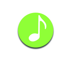 Lime color Note Icon